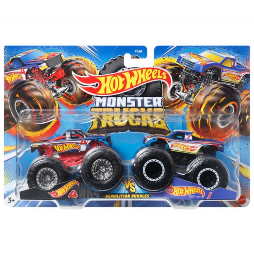 Pack De 2 Monster Truck Hot Wheels Escala 1:64