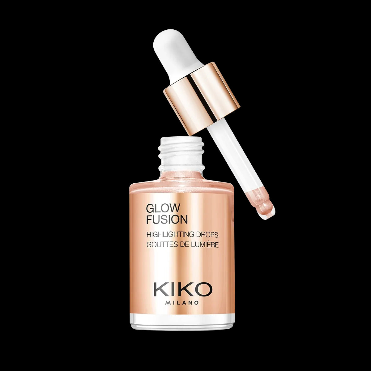 Iluminador Líquido Kiko Milano para el Rostro con Acabado Metálico  02