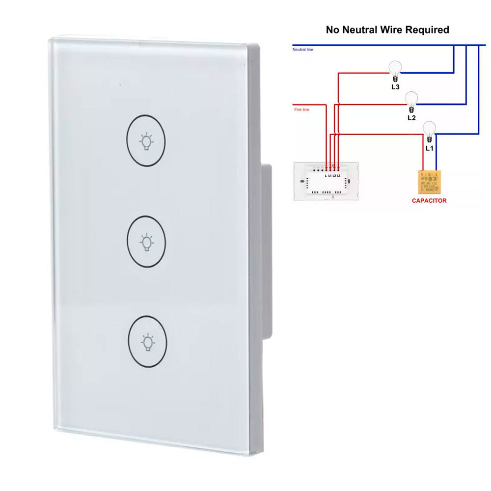 Interruptor Smart Dimax 3 Gang