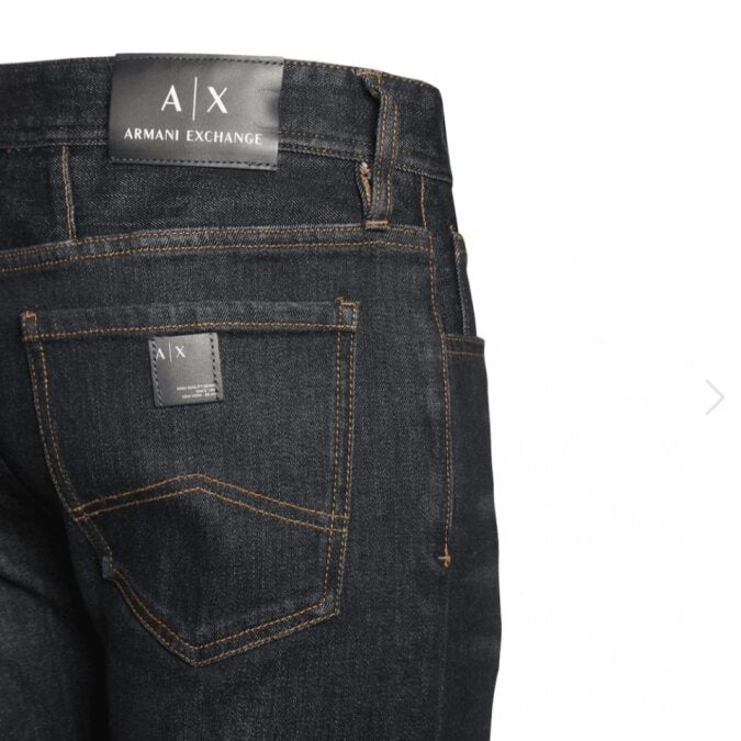 Jeans Armani Exchange Denim 5 Bolsillos en Negro