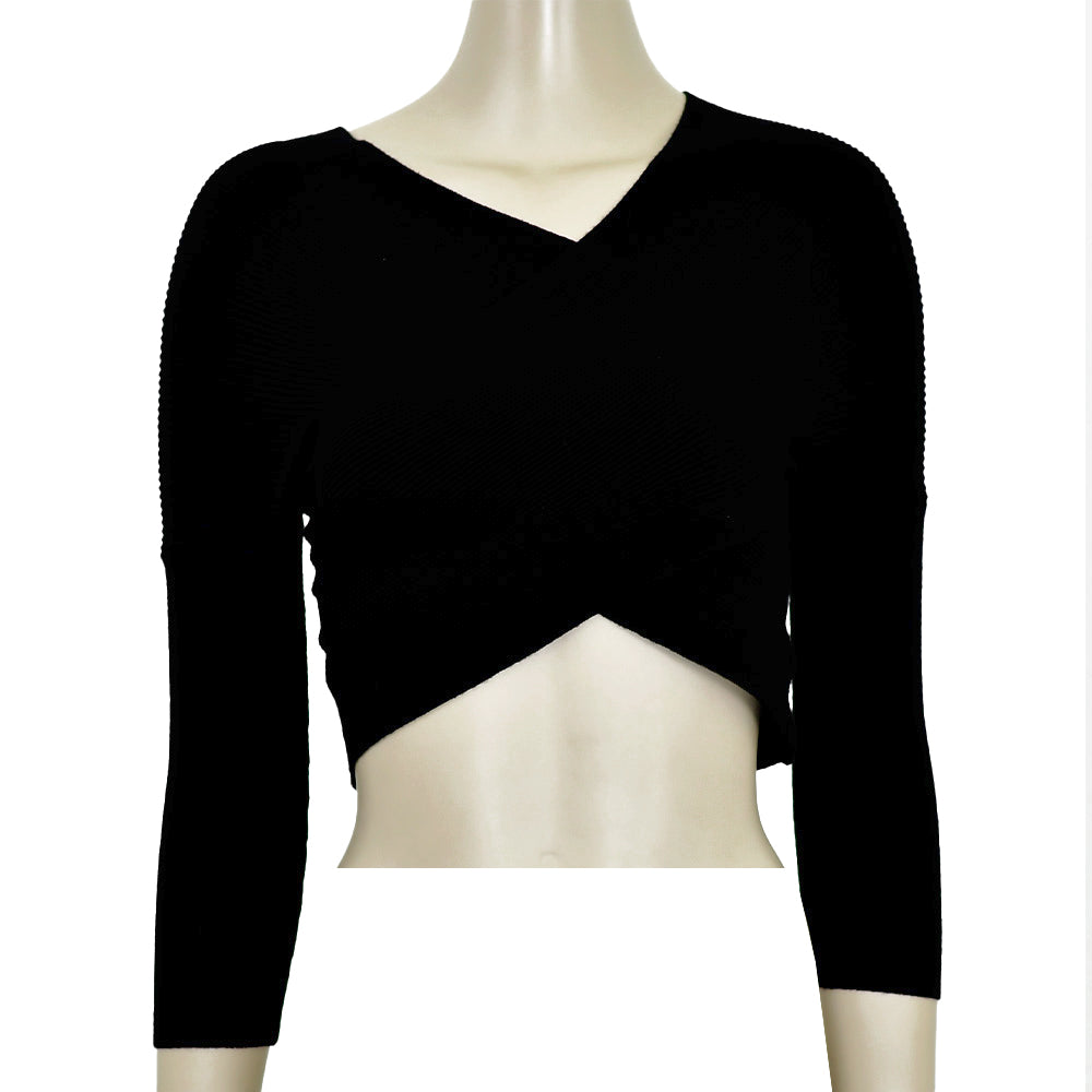 Jersey para Dama Mango Color Negro 37093842