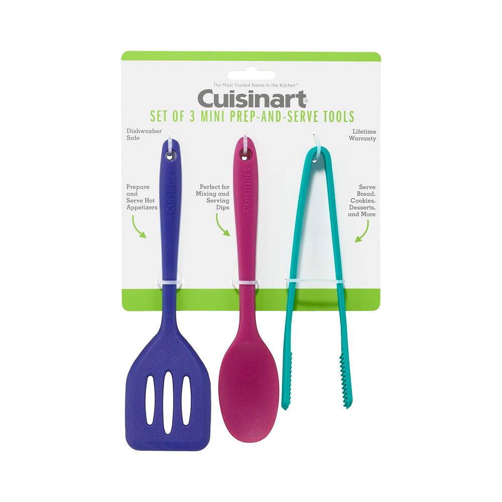 Juego de 3 Mini Utensilios Cuisinart de Silicona