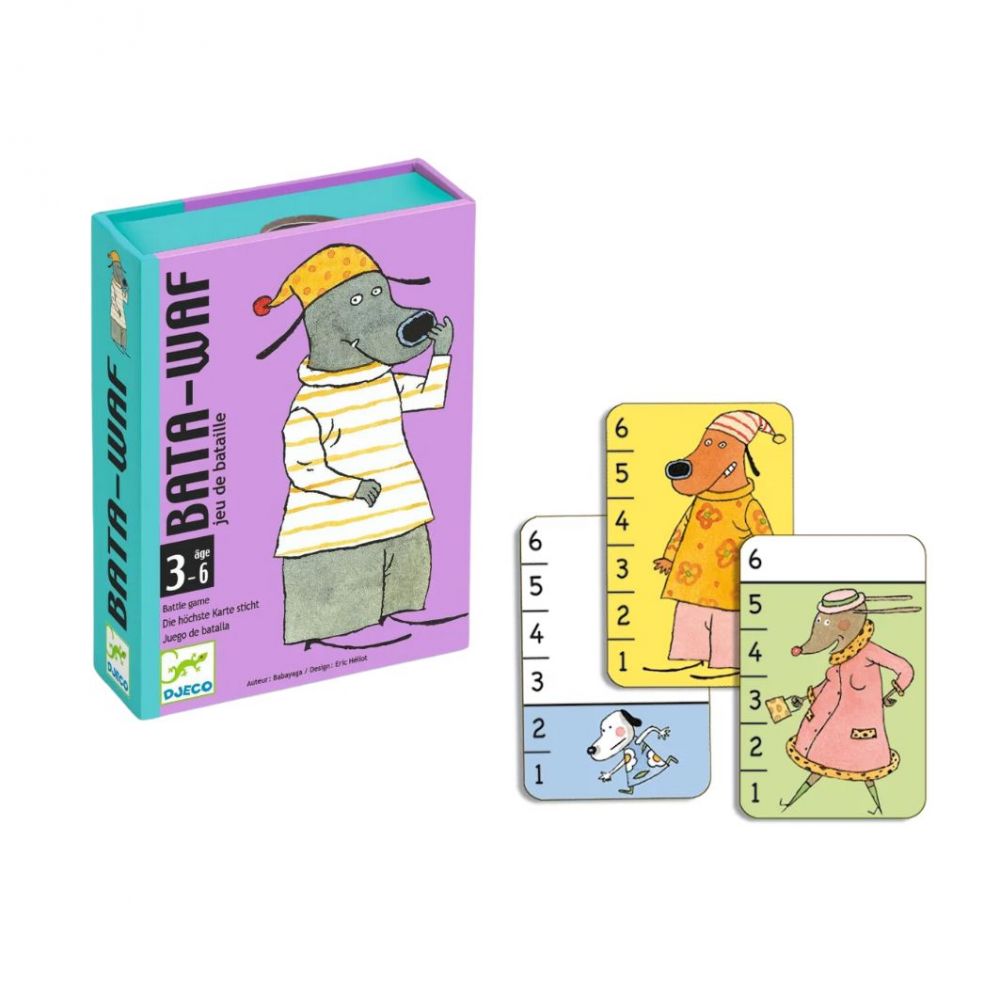 Juego de Cartas Bata Waf  Djeco 5104