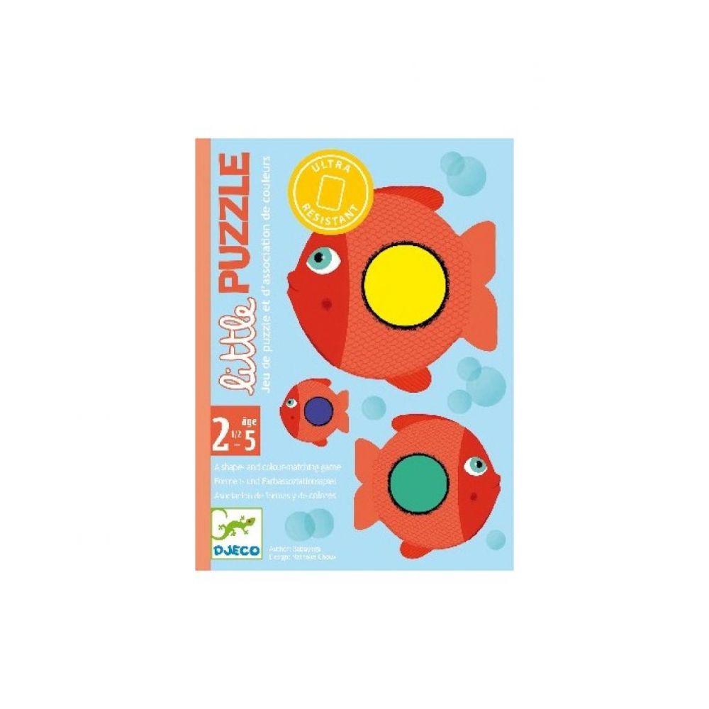 Juego de Cartas Djeco Little Puzzle Peces