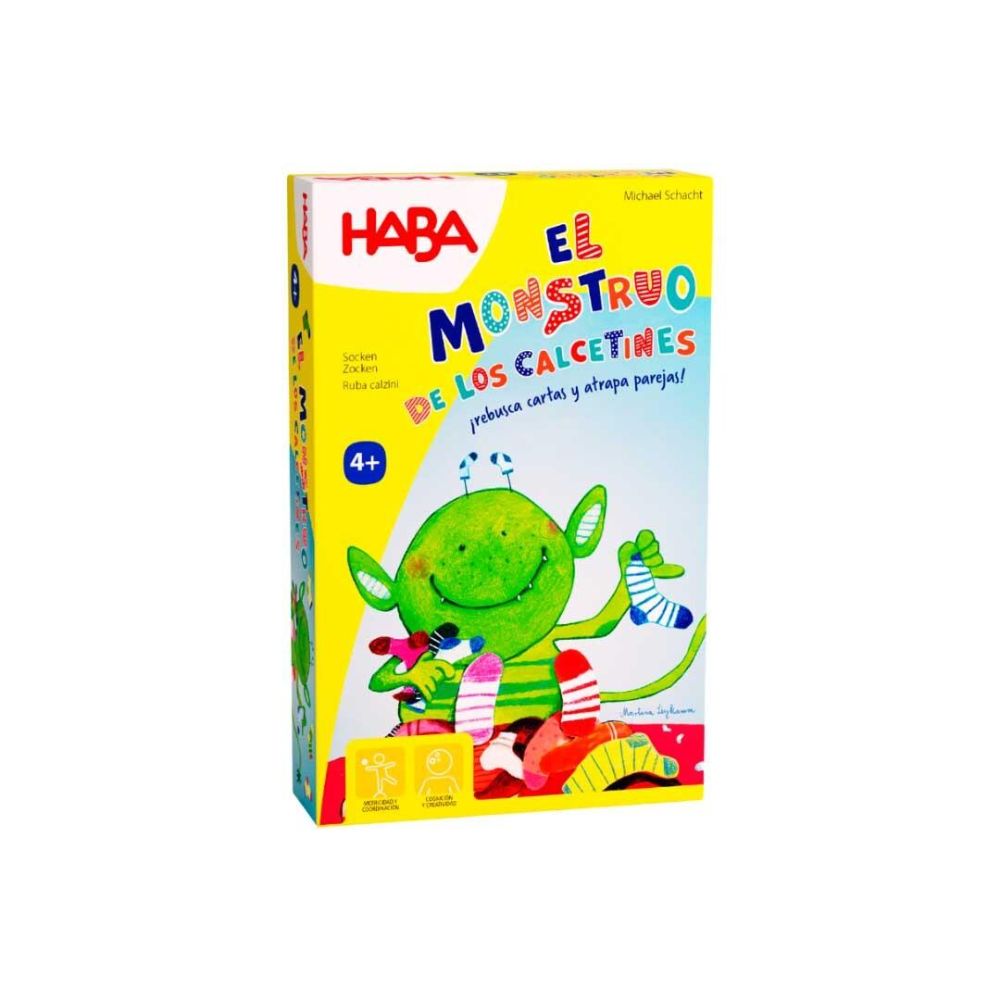 Juego de Cartas Haba Monstruo de Calcetines