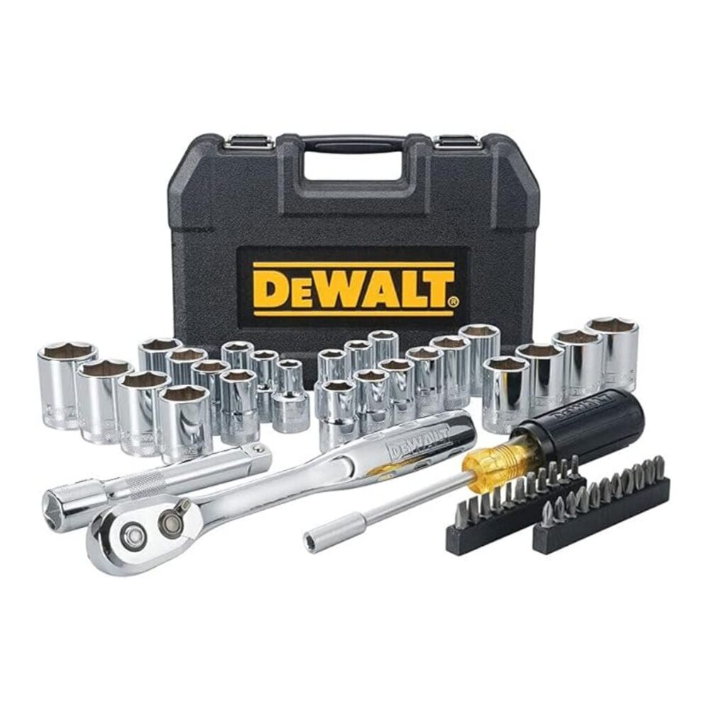 Juego de herramientas mecánicas Dewalt 1/2″ 49 piezas