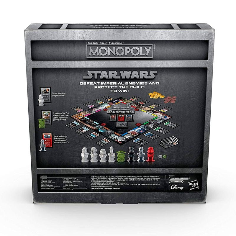 Juego de Mesa Monopolio Star Wars Mandalorian