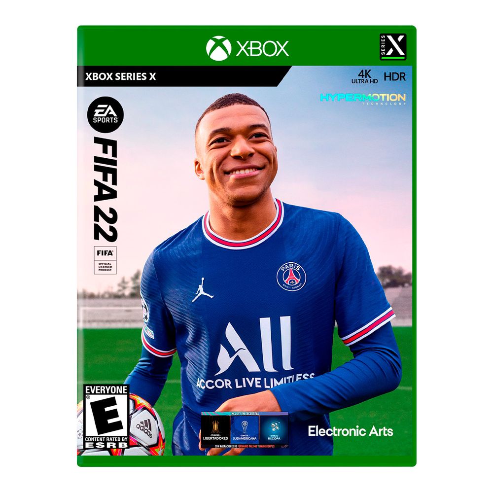 Juego Fifa 22 para XBOX Serie X Formato Fisico DVD