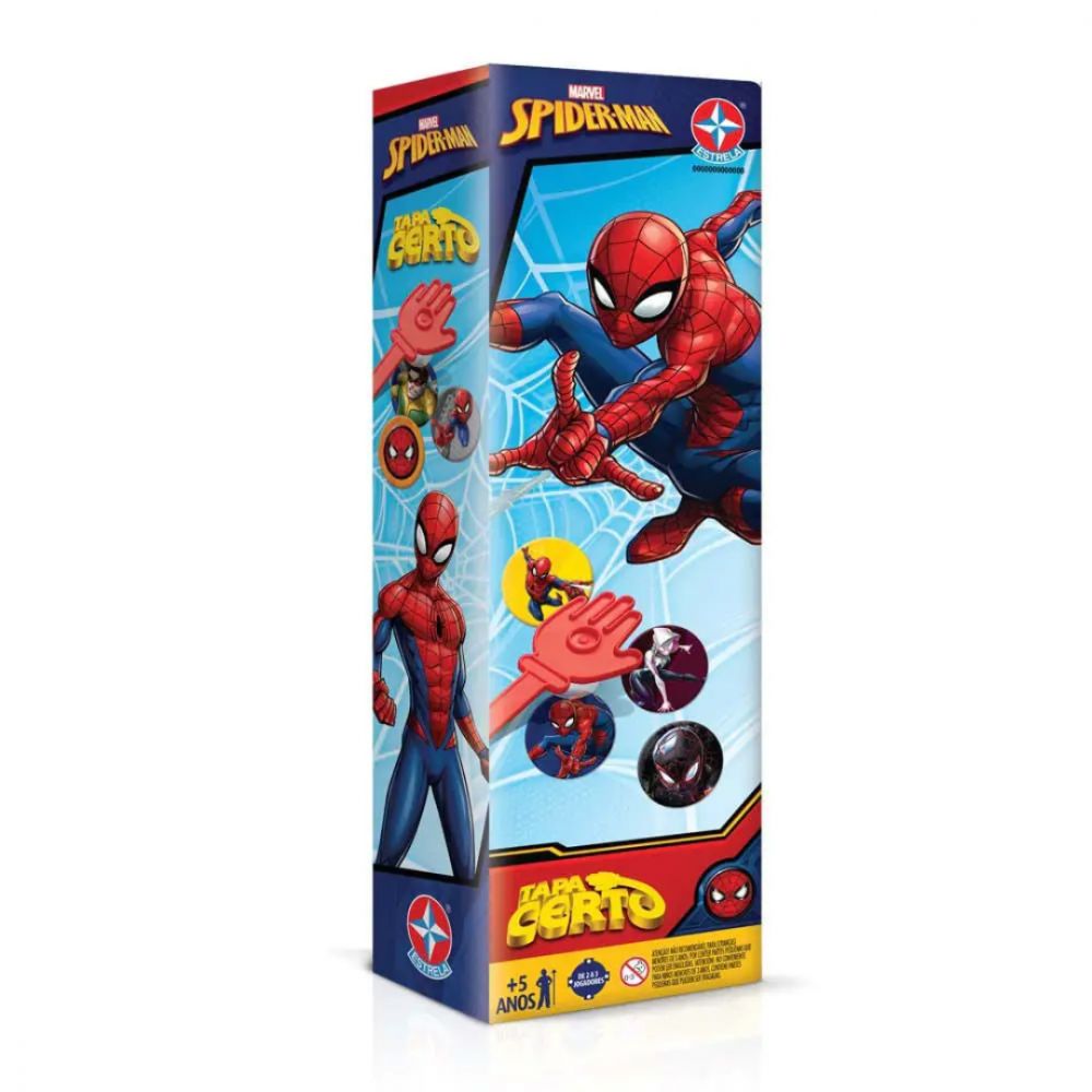 Juego Tapa Certo Spiderman Estrela