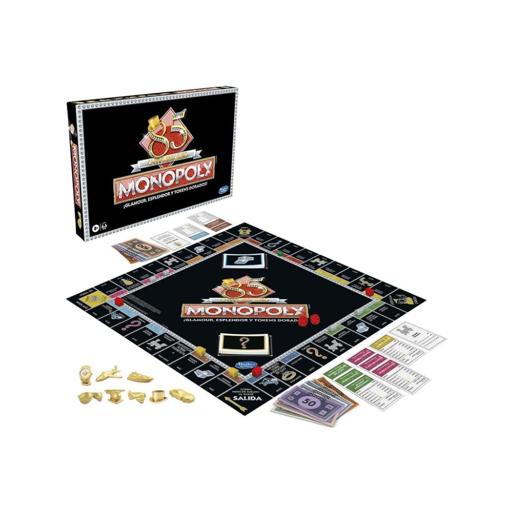 Juegos de Mesa Hasbro Monopolio Aniversario 85