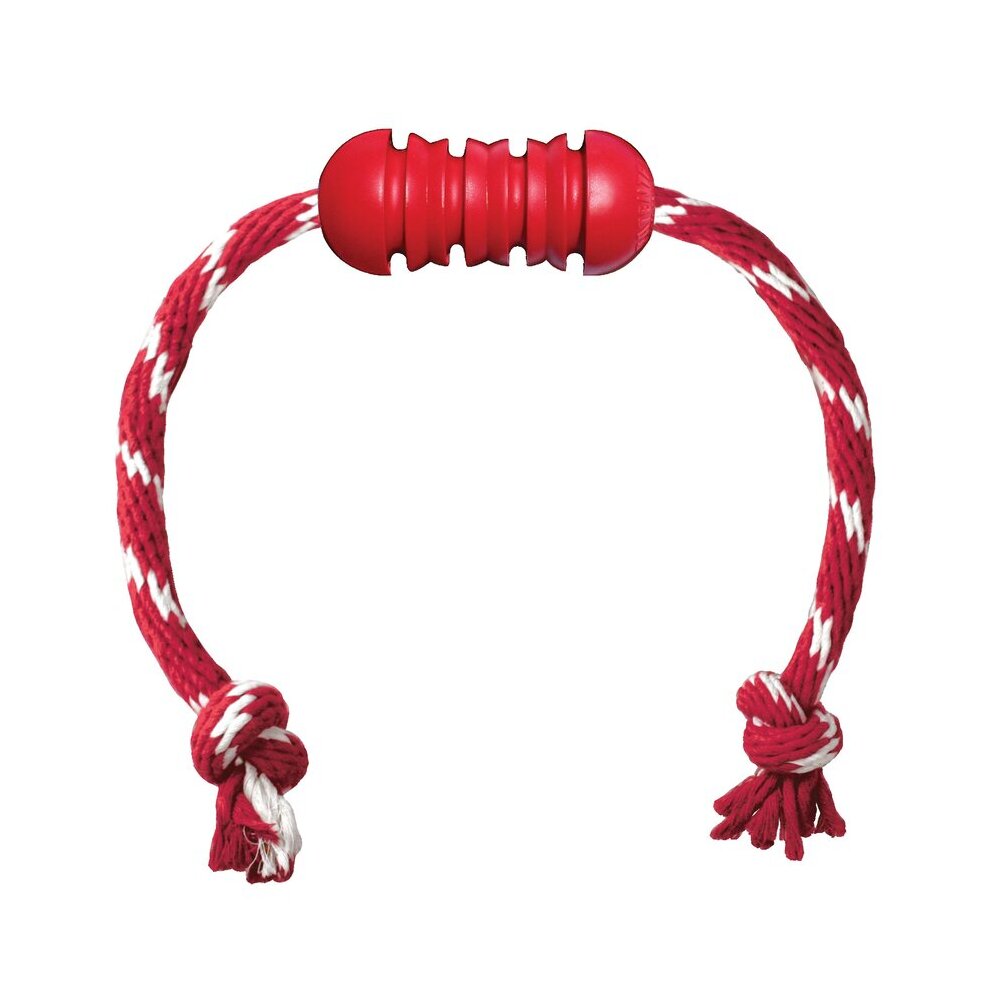 Juguete KONG Dental Small con Cuerda Roja