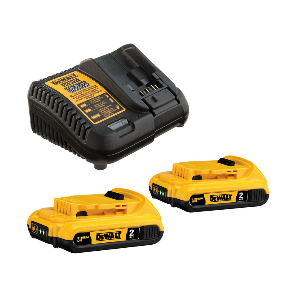 Kit Baterías Dewalt 2ah + Cargador 20v