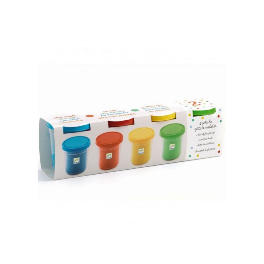 Kit de 4 plastilinas Djeco