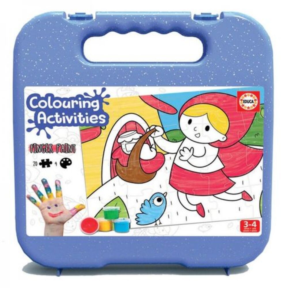 Kit de Actividades Educa Rompecabezas + Pintura La Caperucita Roja