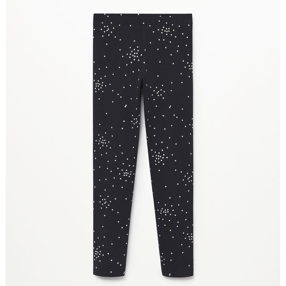 Leggings Mango Kids en Color Negro