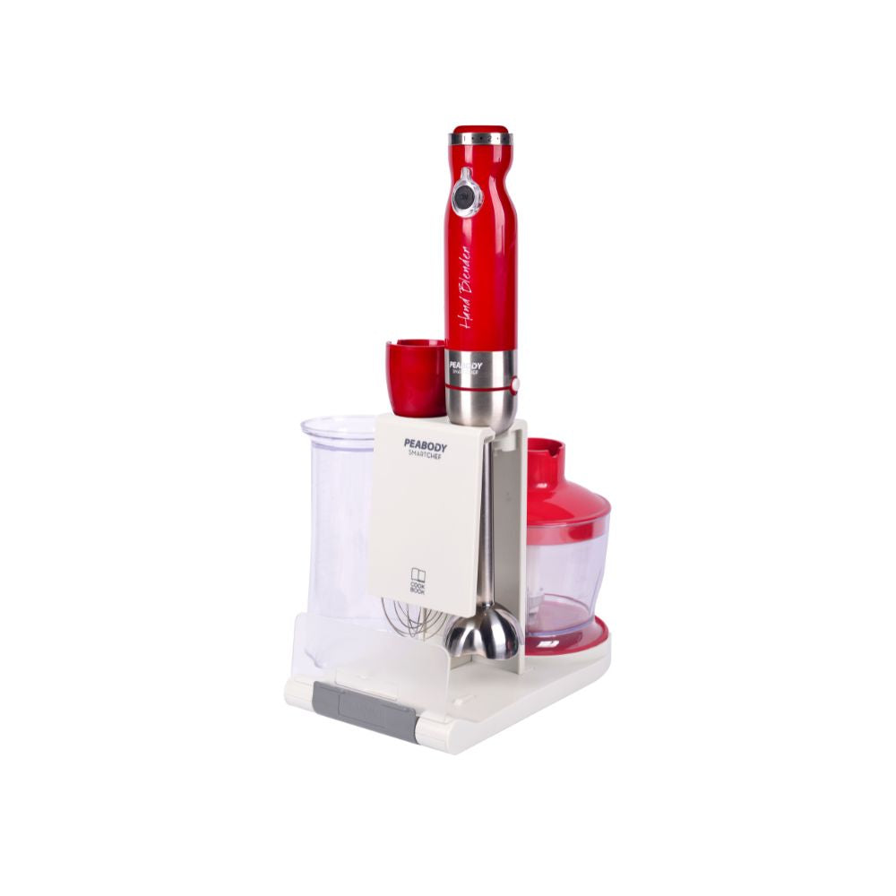 Licuadora de Mano 3 en 1 Peabody de 800W Rojo