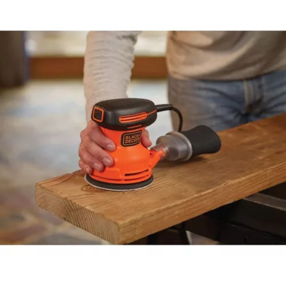 Lijadora Orbital Black and Decker 1/3 de hoja – 138W velocidad variable