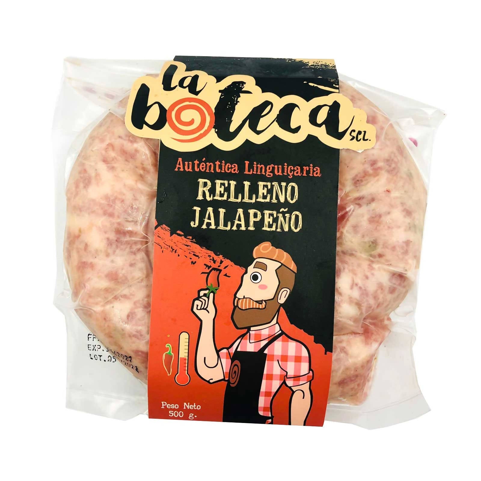 Chorizo La Boteca Linguiça Jalapeño