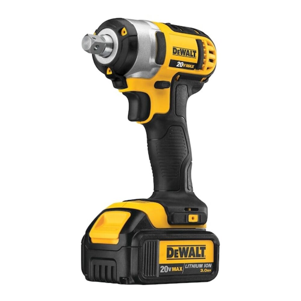 Llave de Impacto Inalámbrica Dewalt de 1/2” (13mm) con Pin de Retención de 20V MAX*