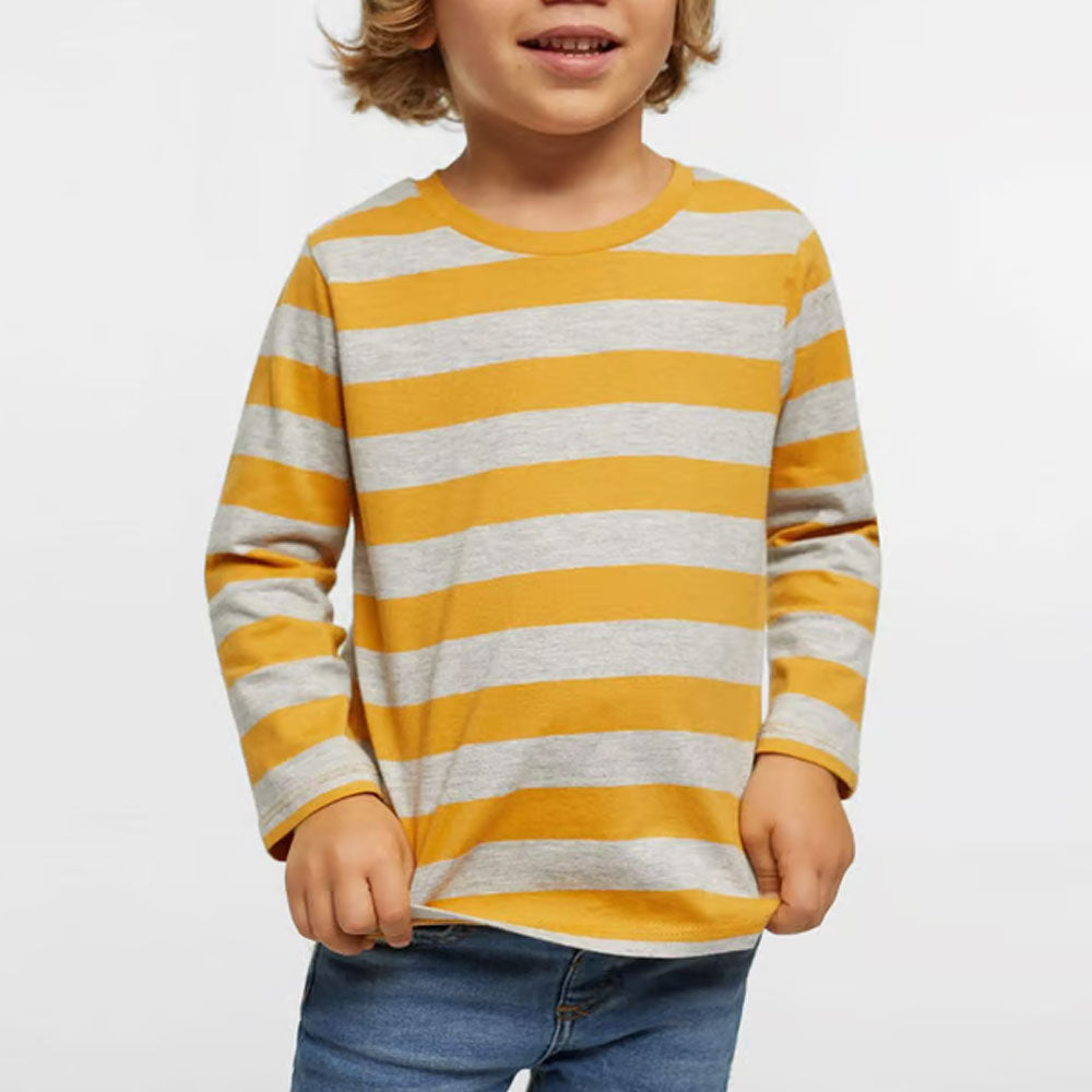 Manga Larga Mango Kids en Color Mostaza