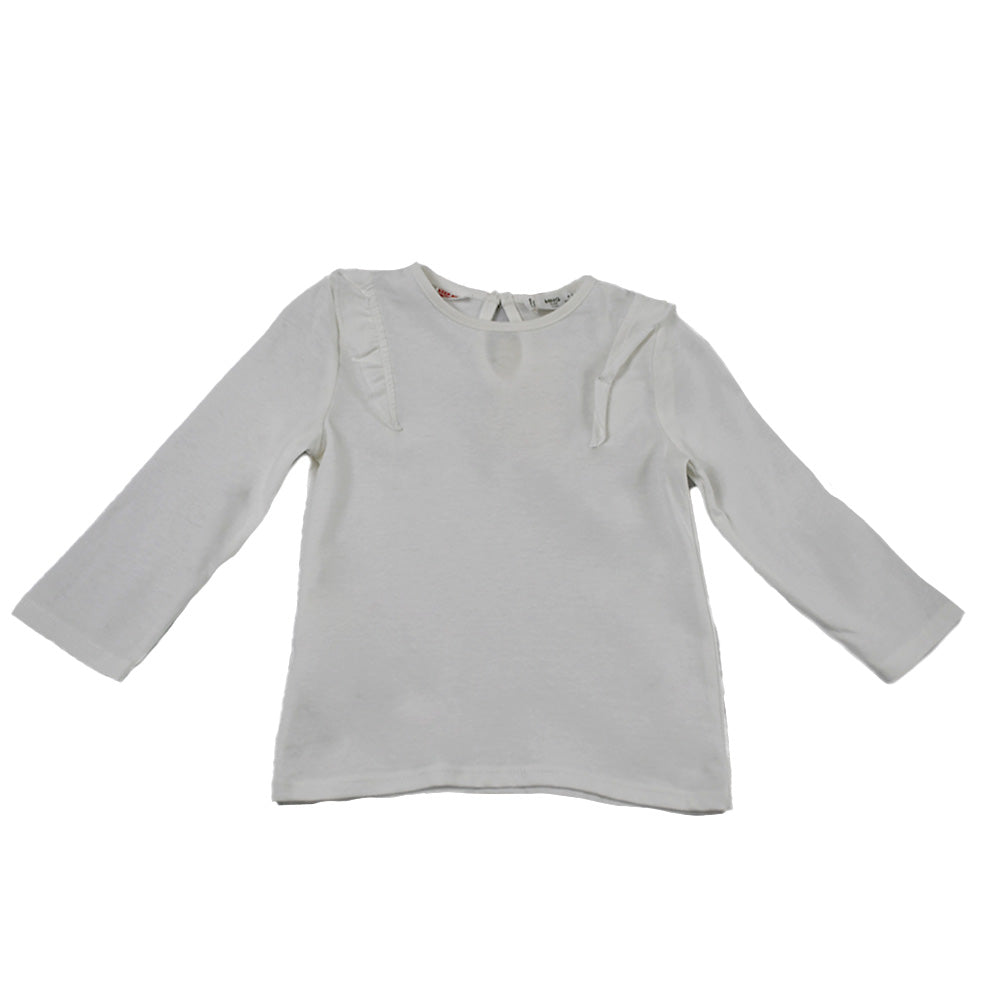 Manga Larga Mango Kids en Color Off White