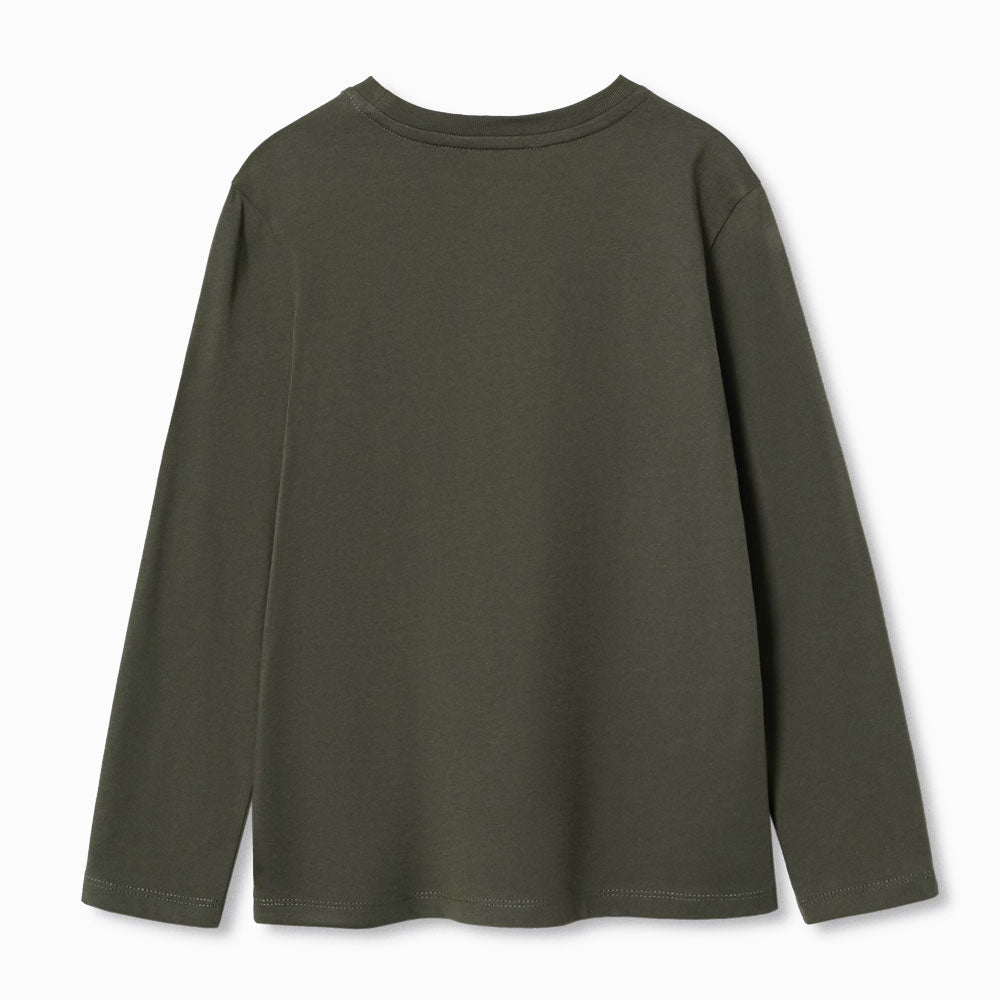 Manga Larga Mango Kids en Khaki