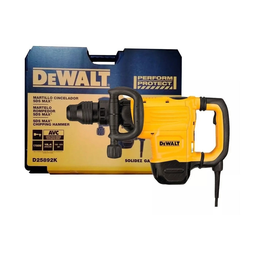 Martillo Demoledor SDS MAX Dewalt de 19.4J