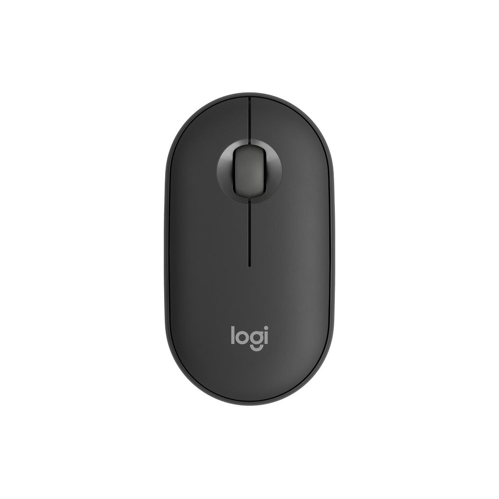 Mouse 2 M350 Logitech Bluetooth con un botón personalizable color negro