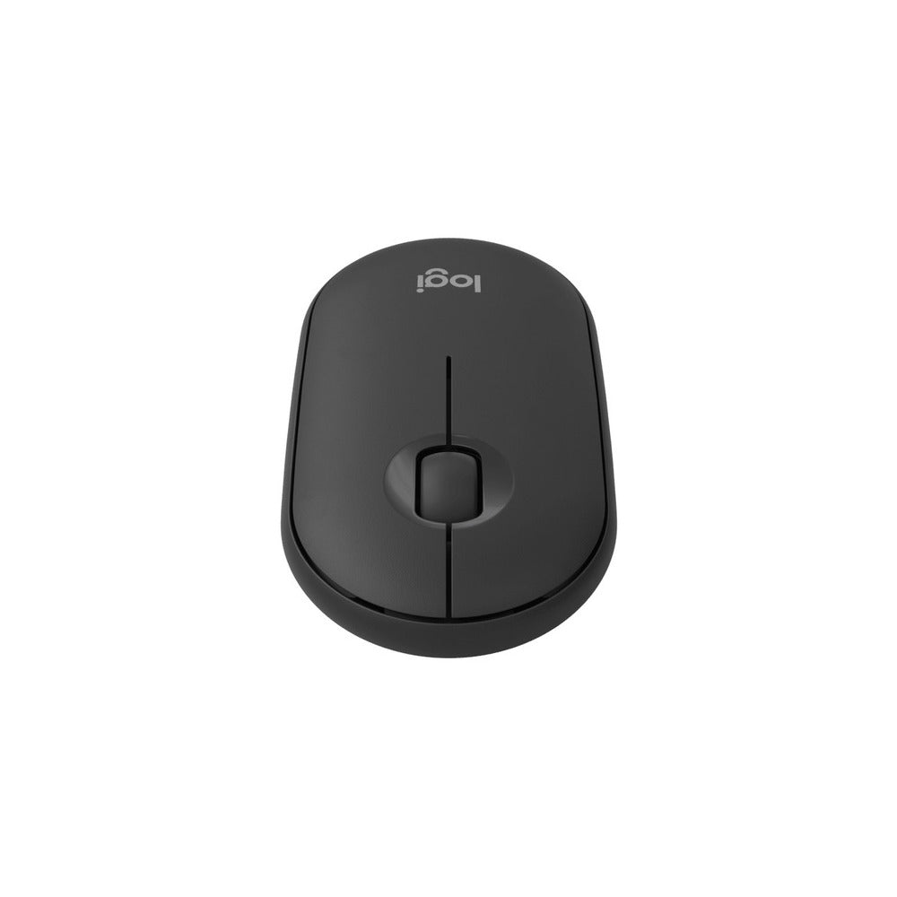 Mouse 2 M350 Logitech Bluetooth con un botón personalizable color negro