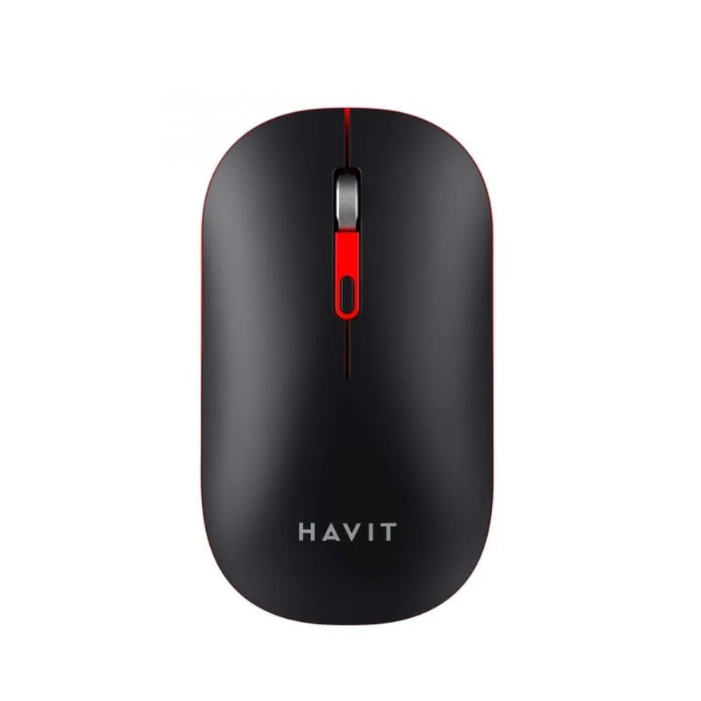 Mouse Havit Negro Inalámbrico Conexión Dual