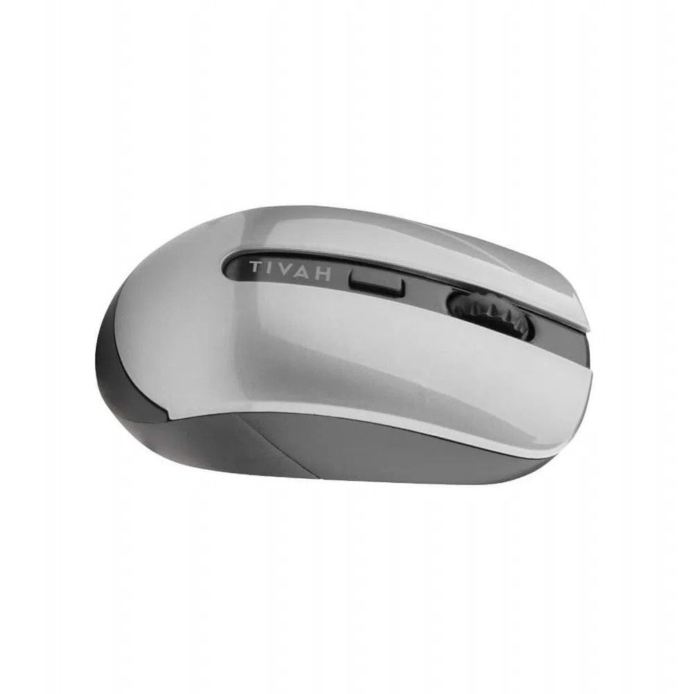 Mouse Inalambrico Havit MS989GT Color Plateado Con Negro.