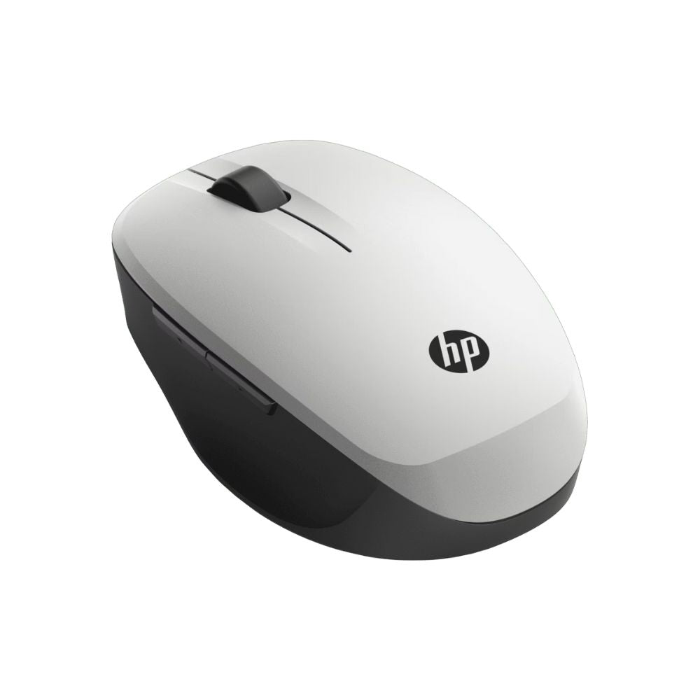 Mouse Inalámbrico HP de Modo Doble Plateado