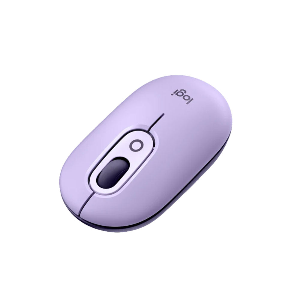 Mouse Inalámbrico Logitech Pop Color Lavanda