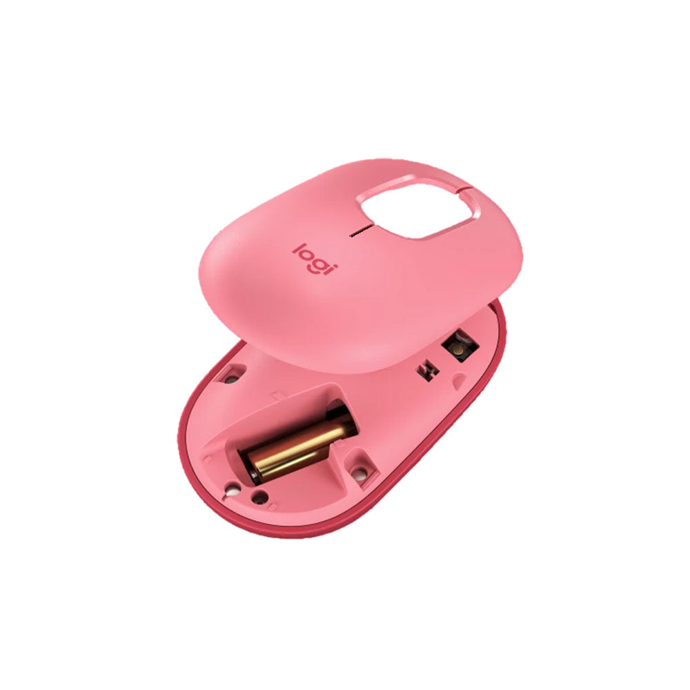 Mouse Inalámbrico Logitech Pop Color Rosa