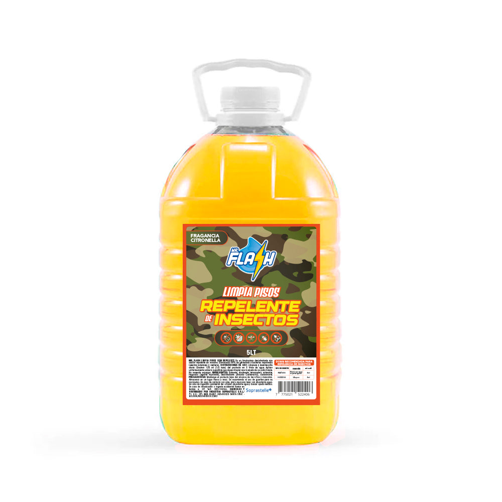 Limpia Pisos Mr Flash  con Repelente Citronela 5Lt.