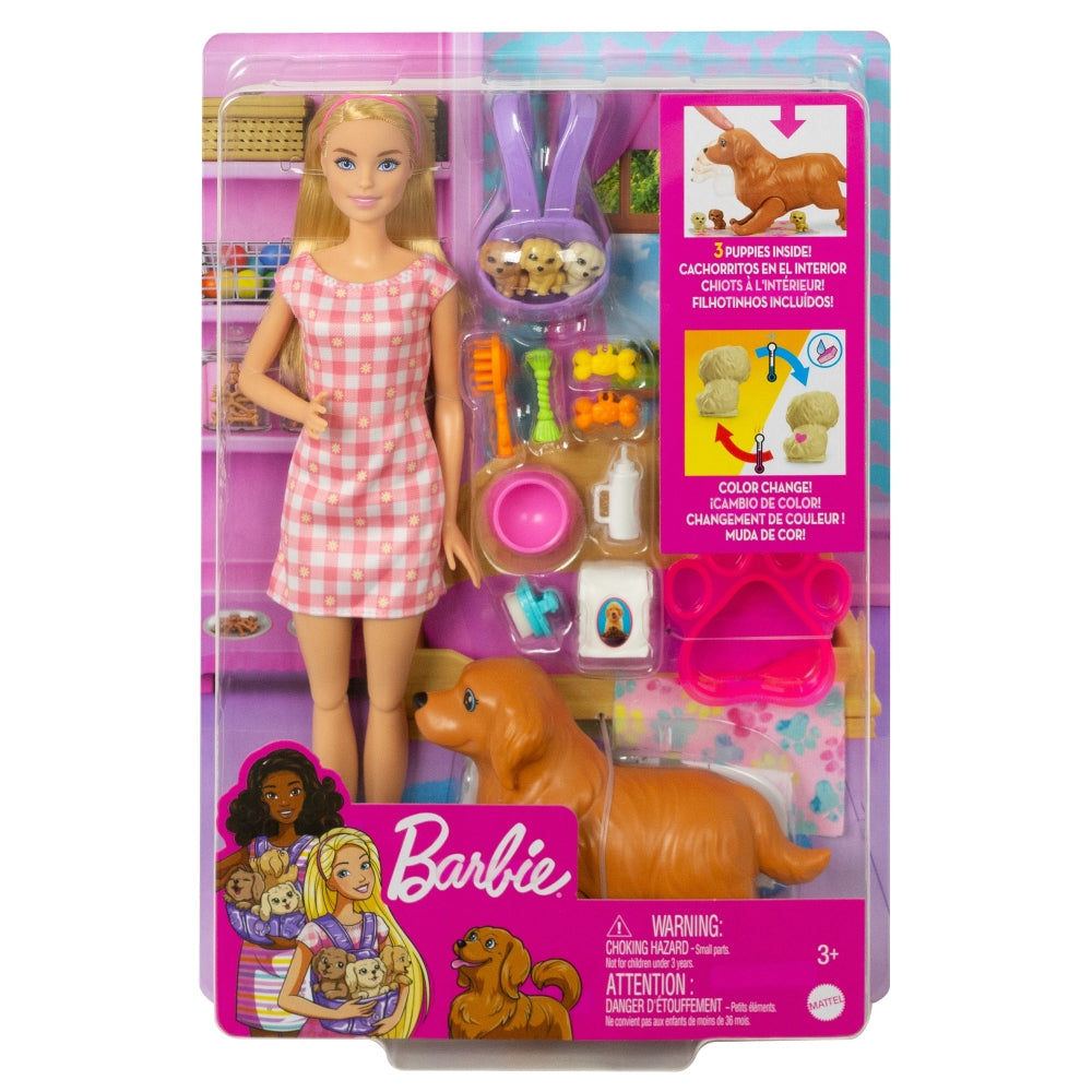 Set de Juegos Barbie Cachorros Recién Nacidos