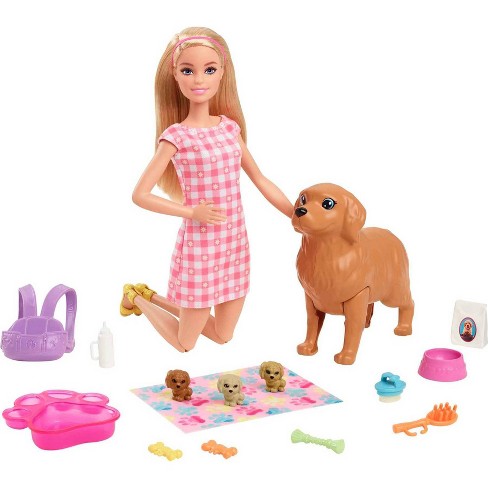 Set de Juegos Barbie Cachorros Recién Nacidos