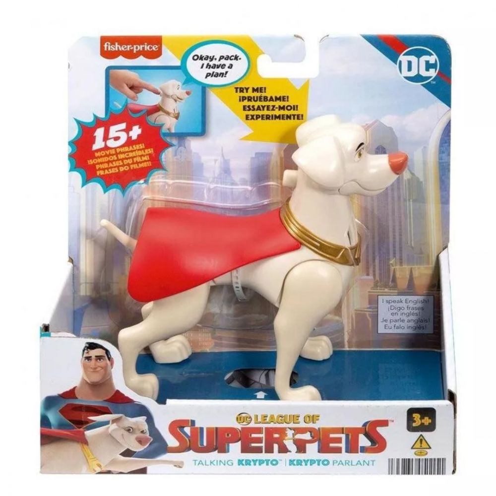 Muñeco Barking Figure Krypto - So Dc Series Mattel