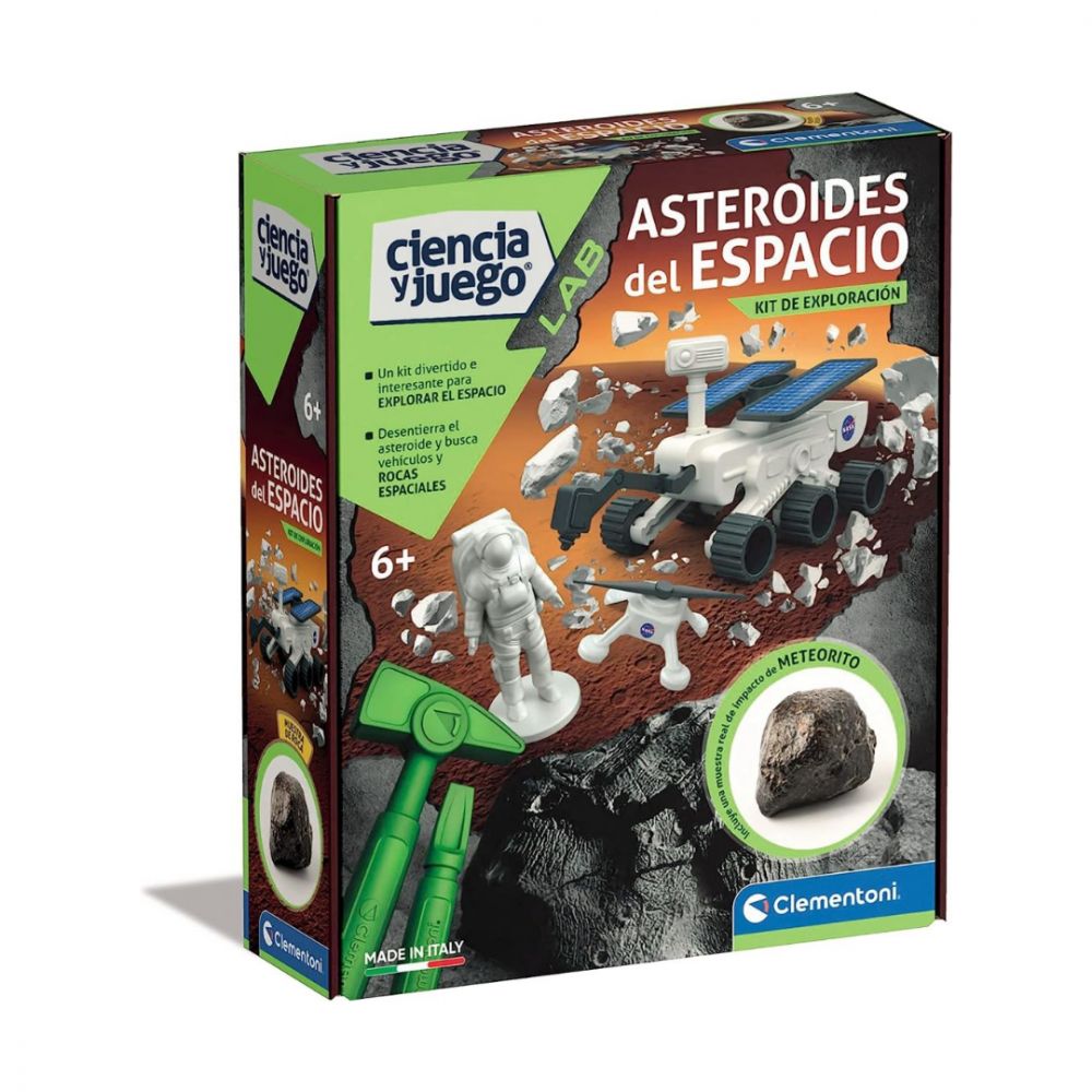 Nasa Kit Clementoni de Exploración Asteroid Dig Kit Rover