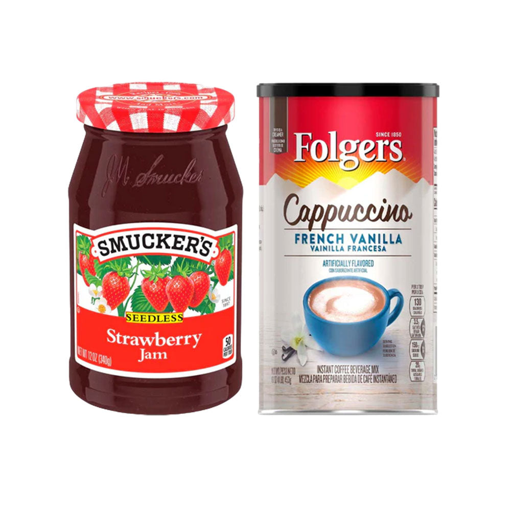 Pack de Mermelada Smuckers + Capuccino Folgers