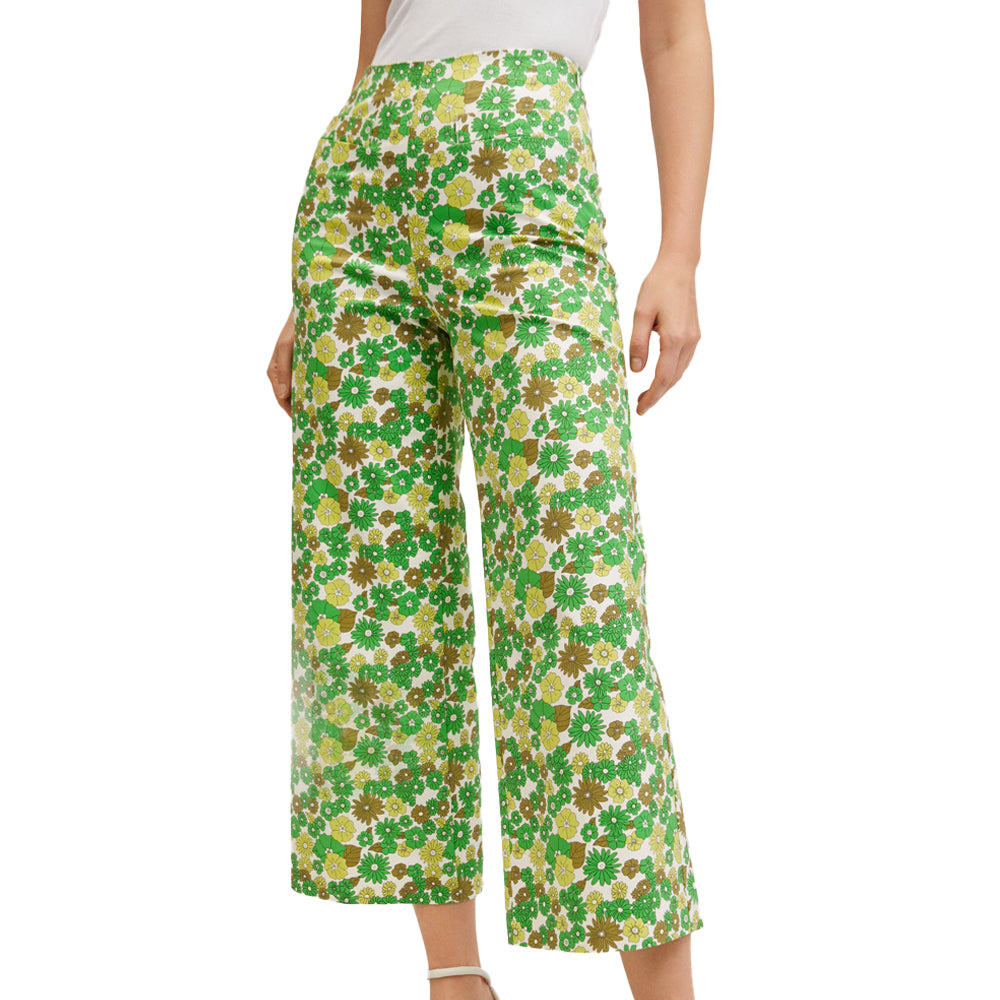 Pantalon de Dama Mango en Color Verde Pastel 27997112