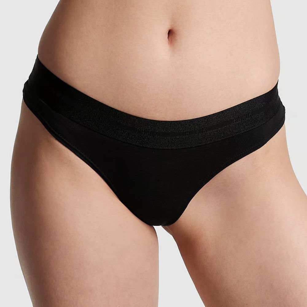 Panti PINK Colaless con Logo Color Negro Puro 11227001 2ZUO