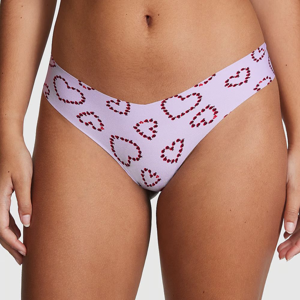 Panti PINK Colaless Invisible con Corazones en Lila Pastel 11241119 69CO