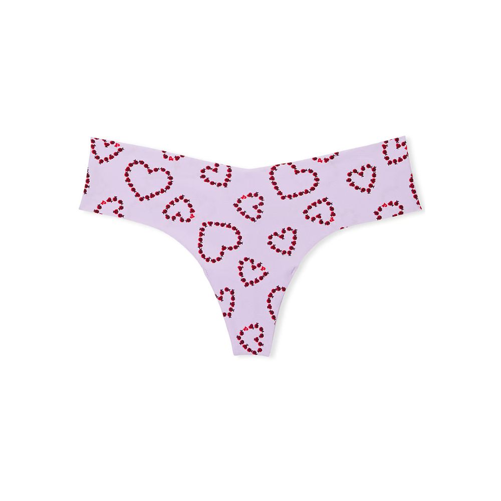 Panti PINK Colaless Invisible con Corazones en Lila Pastel 11241119 69CO