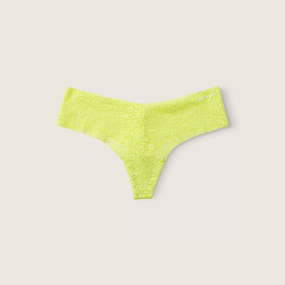 Panti PINK Colaless Invisible de Encaje Suave Verde Primaveral 11207398 5KI2