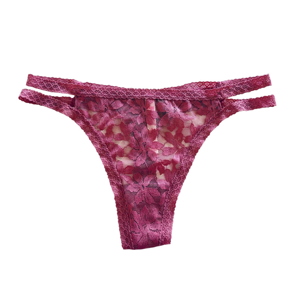 Panti PINK Colaless Tiras de Encaje Color Begonia Suave 11196718 16P6