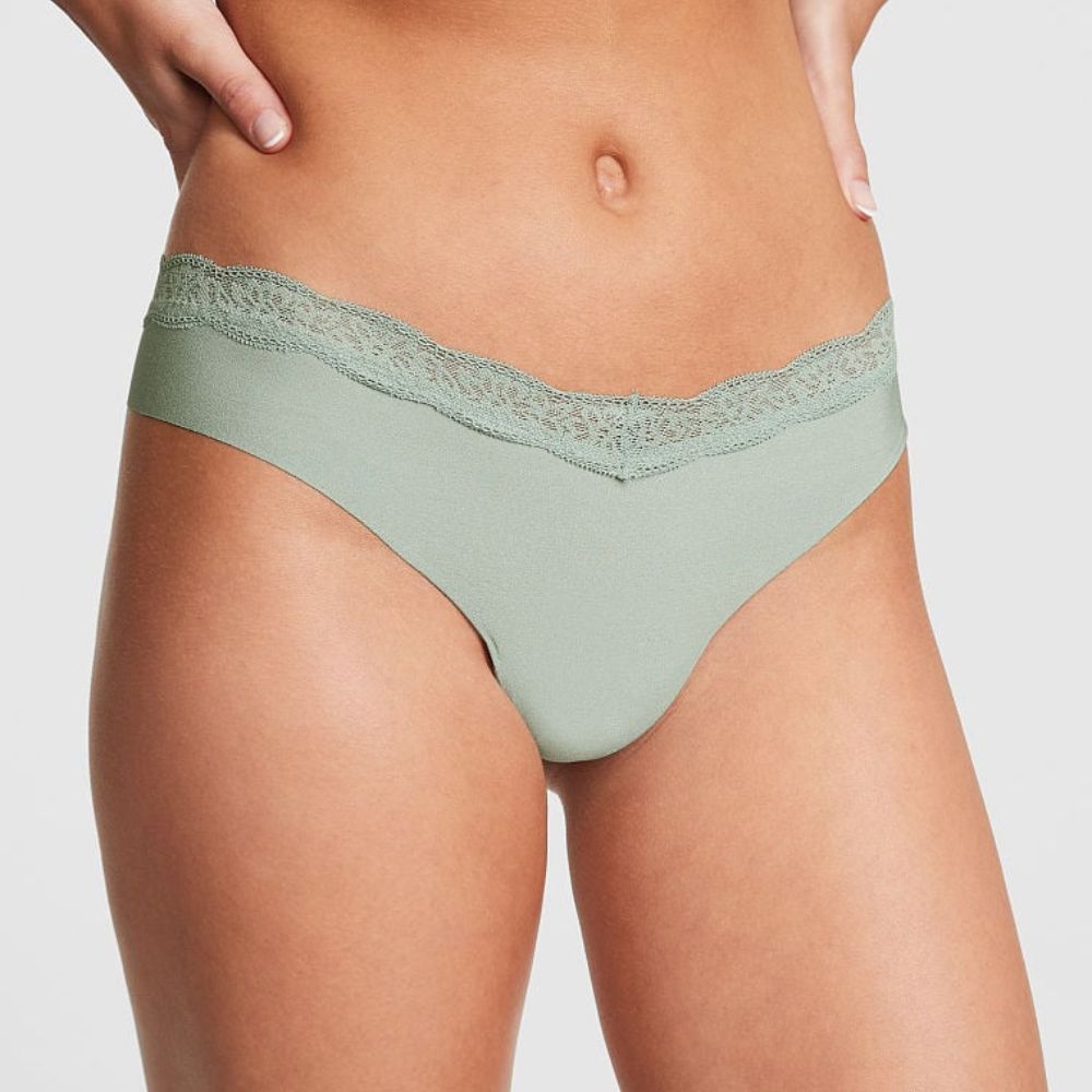 Panti Victorias Secret Colaless Invisible Verde Témpano 5NKY