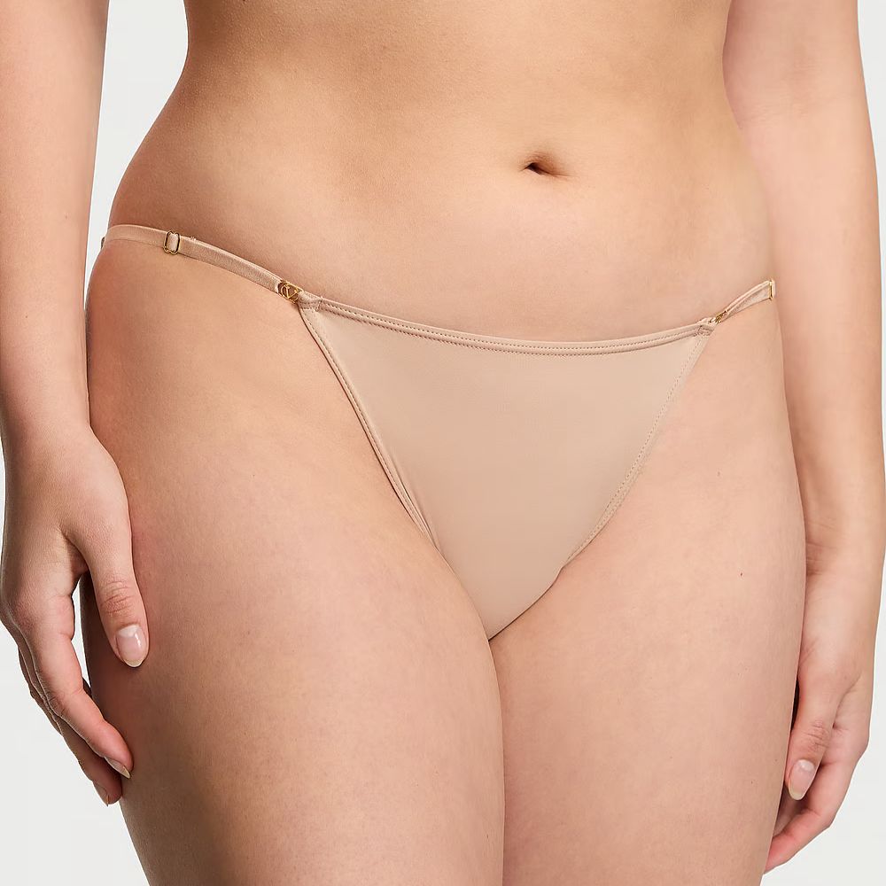 Panti Victorias Secret Estilo Bikini de Tiras Regulables Caramelo Dulce 11244634 65H8