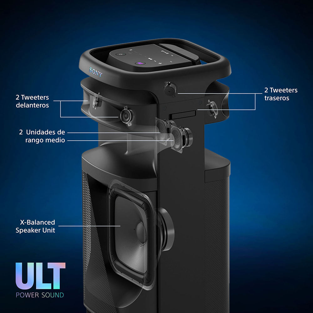 Parlante Bluetooth Sony para fietsas ULT Tower