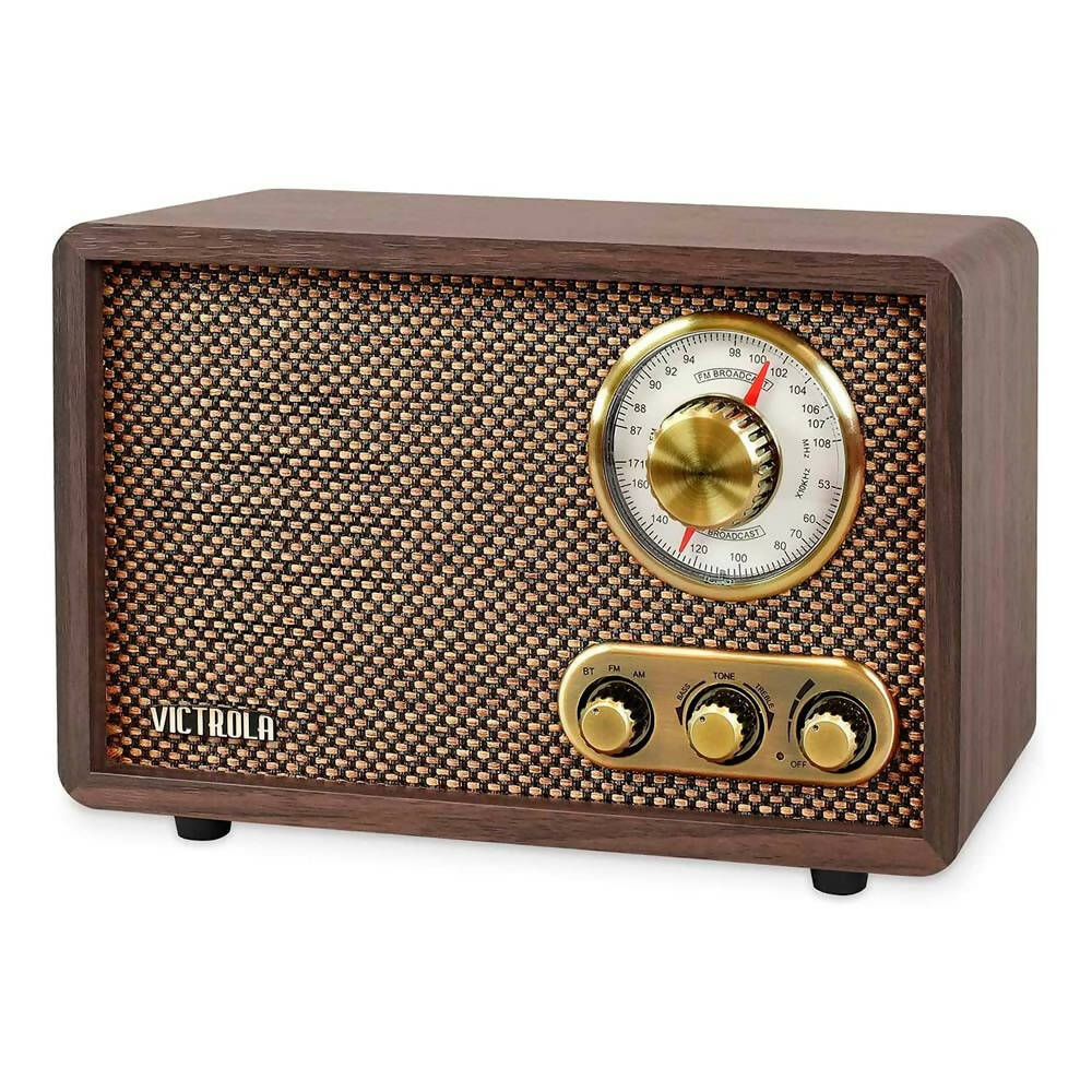 Radio Victrola Retro de Madera Bluetooth 110V